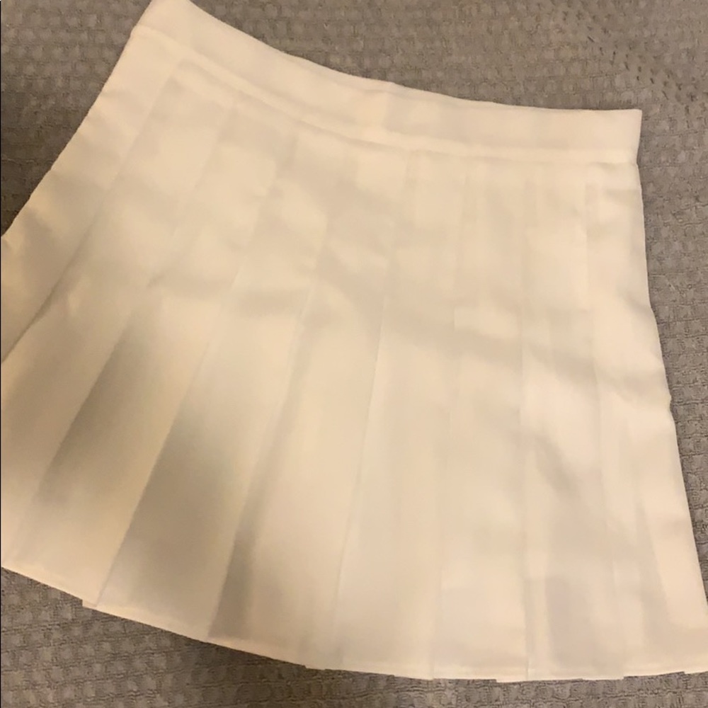 White tennis skort
